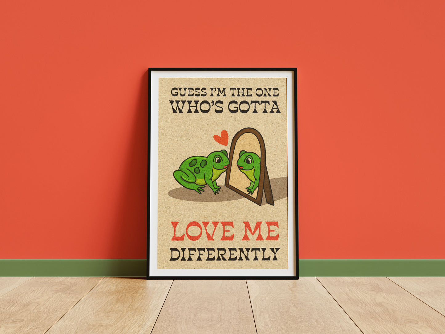 Love me Different Print